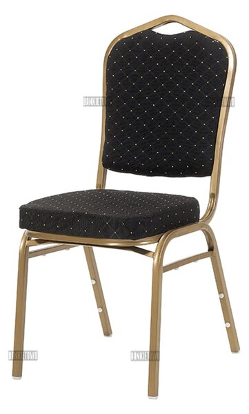 Scaun de banchet Roma negru 25x25x1,2