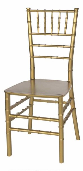 Scaun de nuntă american Chiavari - culoare aurie PP
