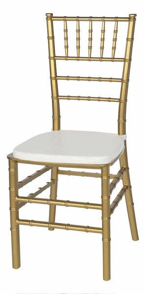 Scaun de nuntă american Chiavari - culoare aurie PP