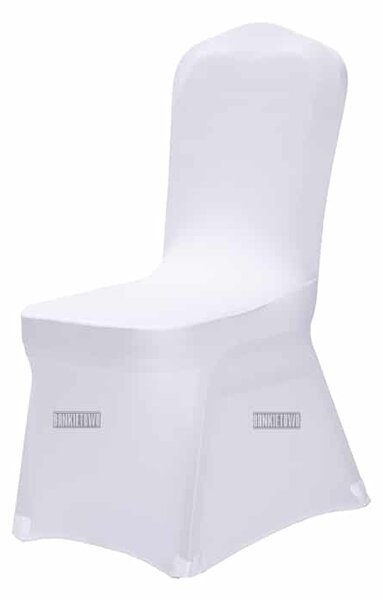 Husa scaun banchet - alb complet