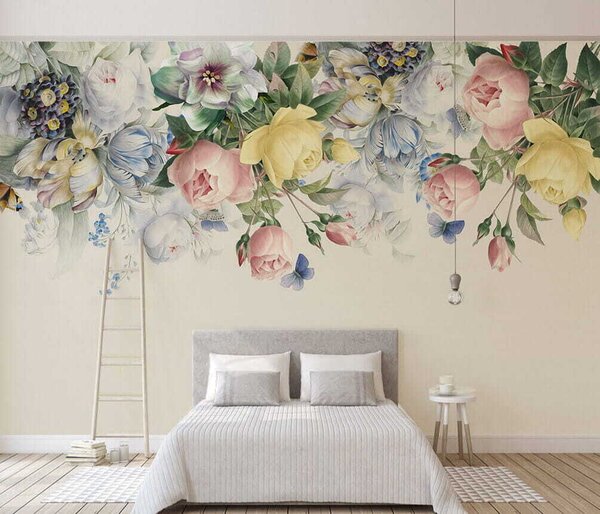 Tapet Buchet floral delicat, Fototapet Flori, u39845 : Uwalls.ro