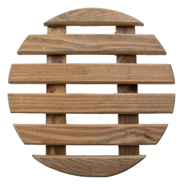 Bază mobilă pentru ghiveci din lemn ø 29 cm (înălțime 8 cm) Indoor – Esschert Design