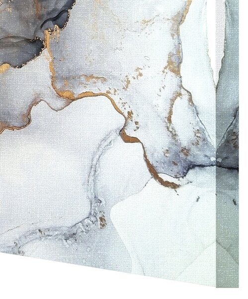 Tablou pe pânză Black&Gold Abstraction