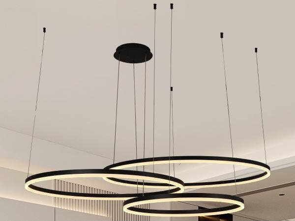 Lustră LED dimabilă pe cablu LED/170W/230V 3000-6500K + telecomandă