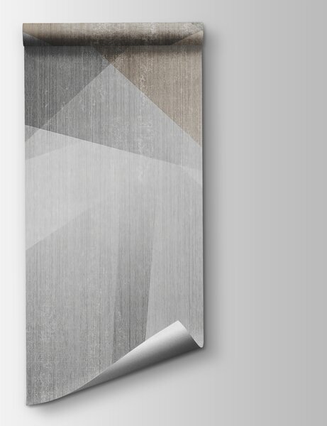 Fototapet Design abstract cu forme geometrice suprapuse, Fototapet geometric 3D, Fototapet populare, u45929 - Tapeko.ro