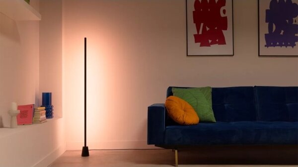 WiZ - Lampă de podea reglabilă LED RGBIC GRADIENT LED/9,7W/230V 2700-6500K Wi-Fi