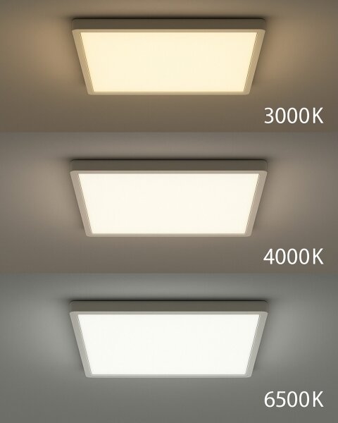 Plafonieră LED 40W/230V 3000/4000/6500K 50x50 cm alb