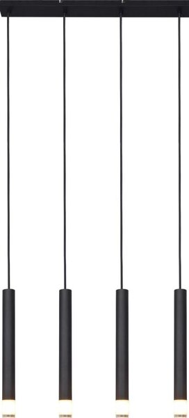 Zuma Line P241125804BL - Lampă suspendată VELIC cu cablu, 4xG9/5W/230V, negru