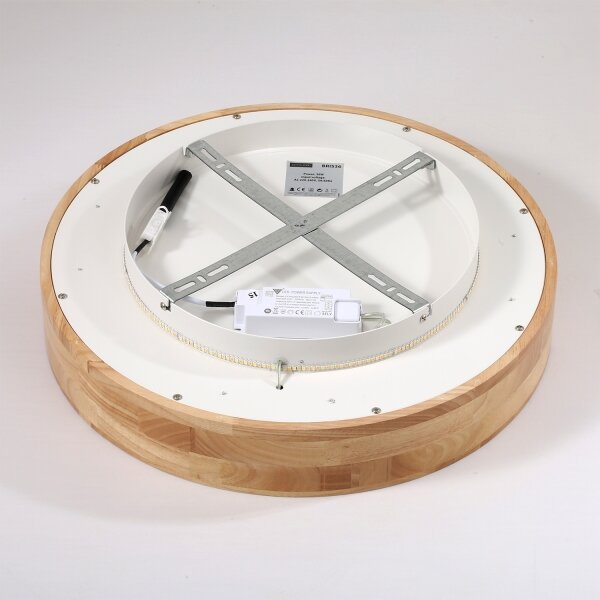 Brilagi-LED Plafonieră FALCON WOOD LED/30W/230V 3000/4000/6000K 45 cm lemn