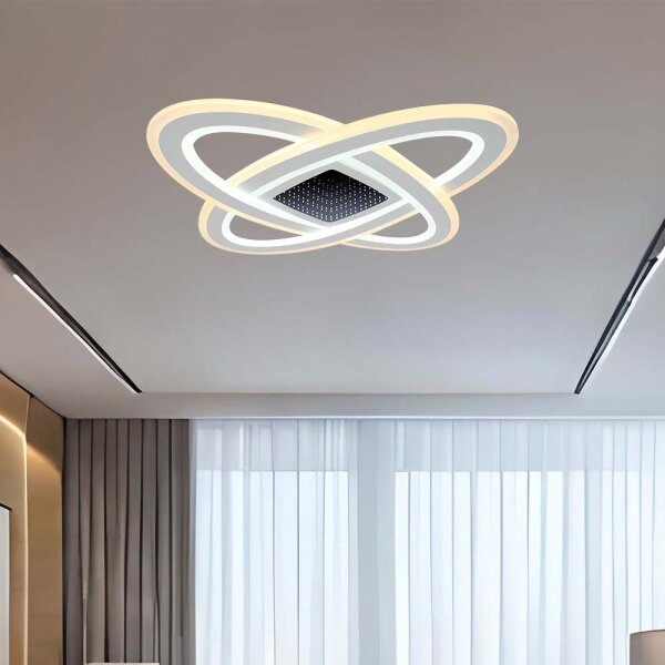 Plafonieră LED dimabilă LED/130W/230V 3000-6500K + telecomandă