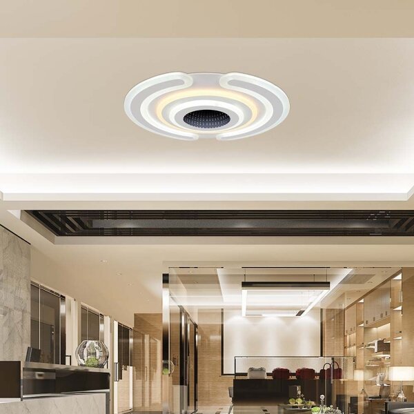 Plafonieră LED dimabilă LED/95W/230V 3000-6500K + telecomandă