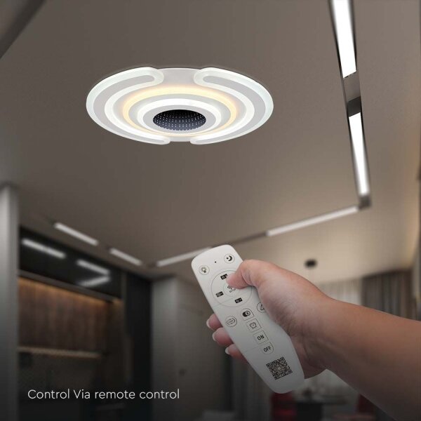 Plafonieră LED dimabilă LED/95W/230V 3000-6500K + telecomandă