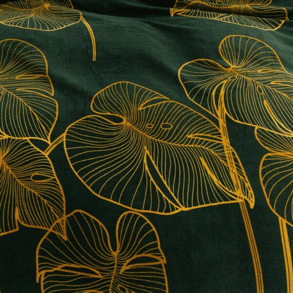 Lenjerie de pat microplus VENECIA verde Dimensiune lenjerie de pat: 70 x 90 cm | 140 x 200 cm