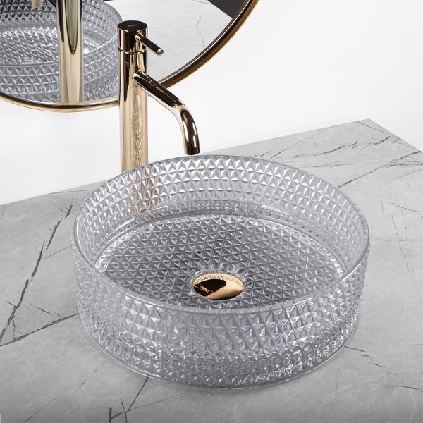 Lavoar pe blat Rea Cristal Light Grey
