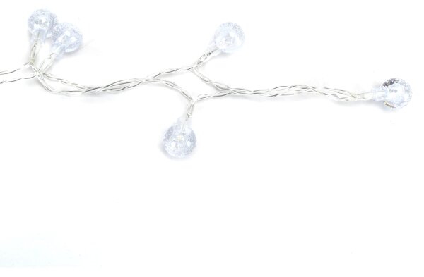 Aigostar - Ghirlandă de Crăciun pentru exterior cu 25 LED, 8 funcții, 3xAA, 2,8 m, IP44, multicoloră