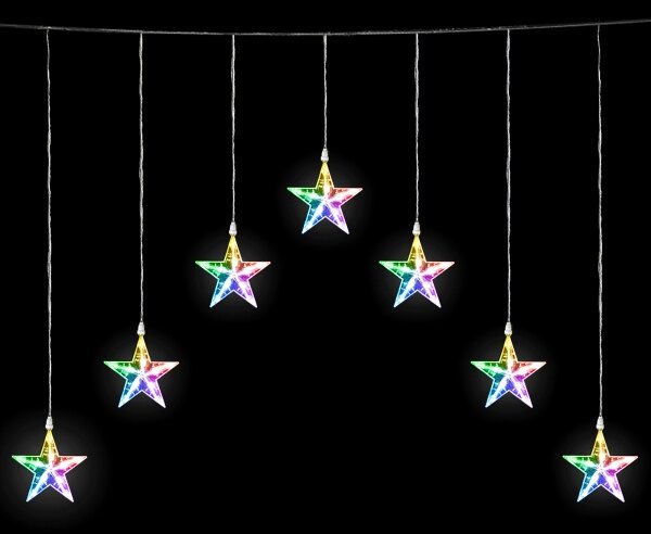 Aigostar - Ghirlandă de Crăciun LED pentru exterior, 70 LED-uri, 8 moduri, 4,2 x 1 m, IP44, multicolor