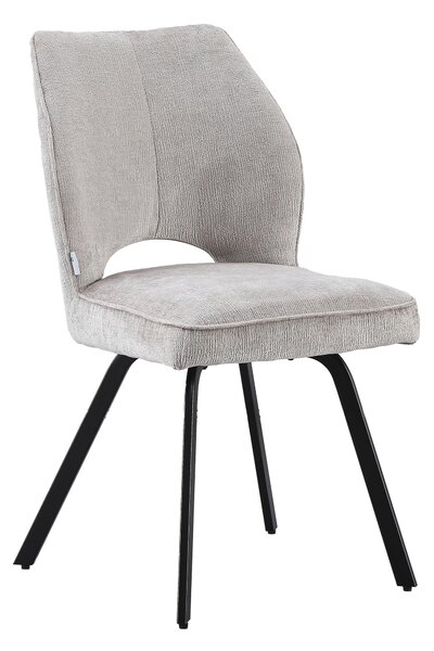 MAZZONI EXPORT TULIP Bej Închis (material textil UF980-03) - SCAUN MODERN TAPIȚAT PENTRU SUFRAGERIE/LIVING/BIROU LOFT