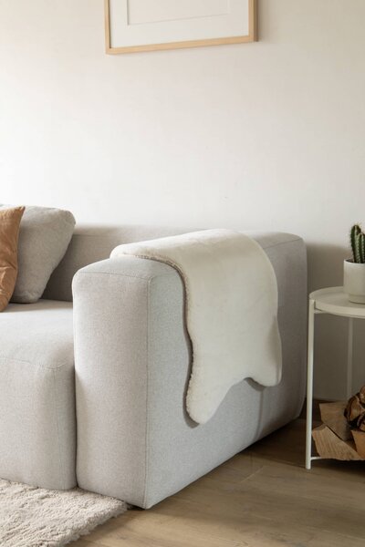 Covor Blanita Living Dormitor, Soft LOP 050, Crem, Shapes 50 x 80