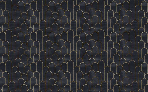 Fototapet Arcuri elegante în nuanța Midnight, Fototapet designer, Fototapet populare, u53281 - Tapeko.ro
