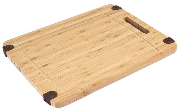 Tocator de bucatarie universal Pufo din lemn de bambus, 32 x 21 cm