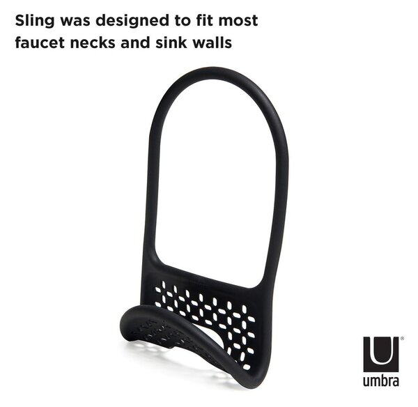 Suport pentru burete de agățat din plastic Sling – Umbra