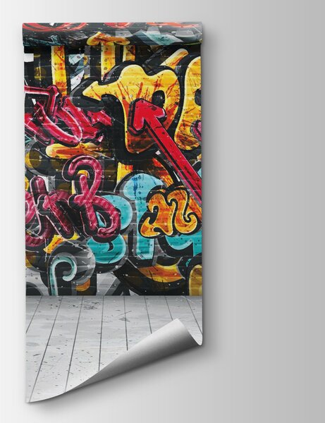 Fototapet Zid cu graffiti pe el, Fototapet designer, Fototapet populare, u56045 - Tapeko.ro