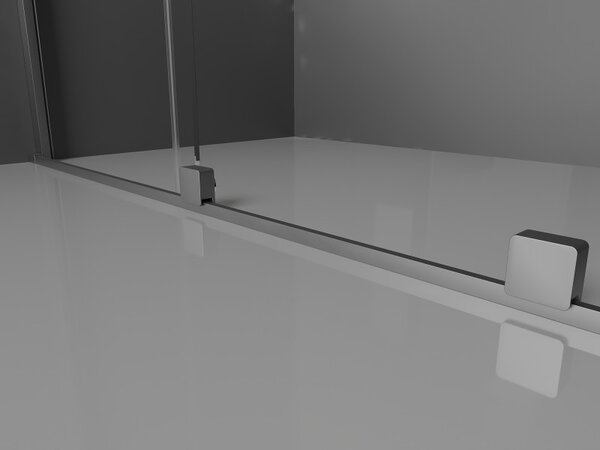Mexen Velar L, usa de dus culisanta pentru deschidere 90 cm, sticla mat 8 mm, grafit lustruit, 871-090-003-31-95