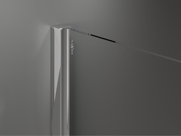 Mexen Velar Duo, cabină de duș cu ușă glisantă 90 x 80 cm, sticlă mată 8 mm, crom, 871-090-080-32-01