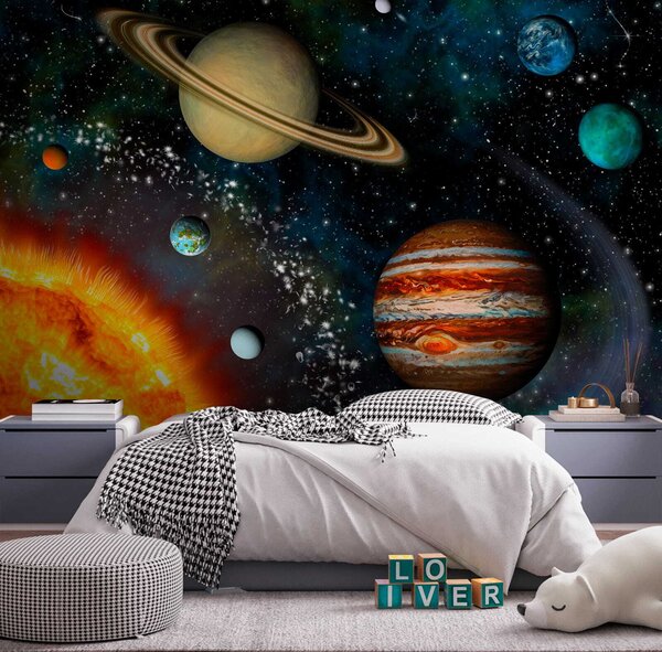 Fototapet Planetele din sistemul solar, Fototapet designer, Fototapet populare, u57683 - Tapeko.ro
