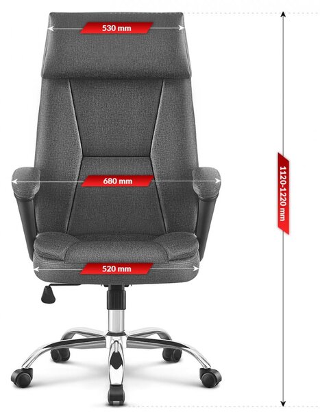 Scaun ergonomic de birou HC-1023 Grey