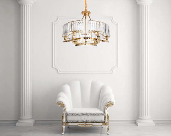 Lampă suspendată Cristal APP789-6C