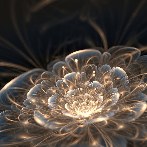 Fototapet Design abstract floral fascinant, Fototapet flori 3D, Fototapet populare, u59705 - Tapeko.ro