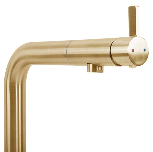 Baterie de bucătărie REA COLE Brush Gold