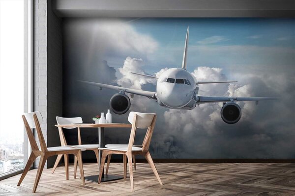 Fototapet Un avion care zboară pe cer, Fototapet băieți, Fototapet populare, u62417 - Tapeko.ro