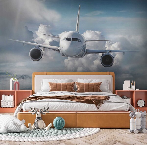 Fototapet Un avion care zboară pe cer, Fototapet băieți, Fototapet populare, u62417 - Tapeko.ro