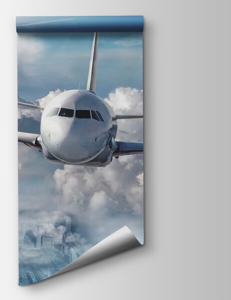 Fototapet Un avion care zboară pe cer, Fototapet băieți, Fototapet populare, u62417 - Tapeko.ro
