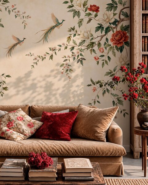 Tapet Dor de zbor, Fototapet în stil oriental, w05955 : Uwalls.ro
