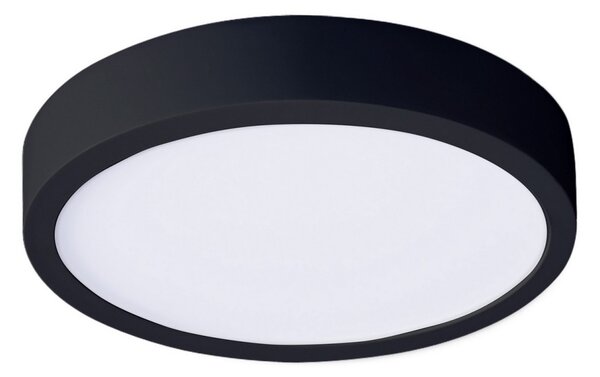 Plafonieră LED/24W/230V 3000/4000/6000K negru rotund Solight WD174-B
