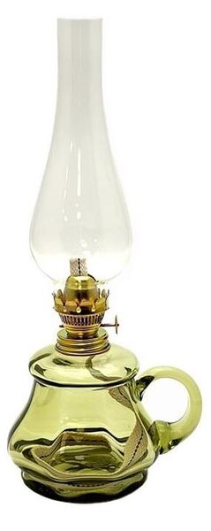 Lampă cu gaz lampant TEREZA 34 cm verde