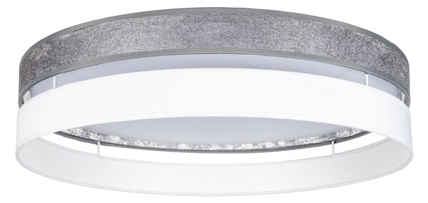 Plafonieră LED dimabilă LIMA LED/36W/230V Wi-Fi Tuya argintiu/alb + telecomandă