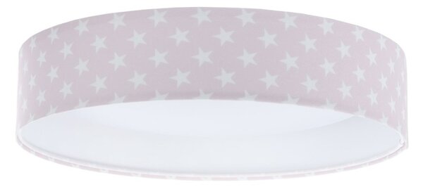 LED Lampă Reglabilă GALAXY KIDS LED/24W/230V stele roz/alb + DO
