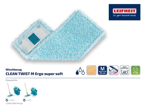 Înlocuitor pentru mop LEIFHEIT Twist Ergo Super Soft M