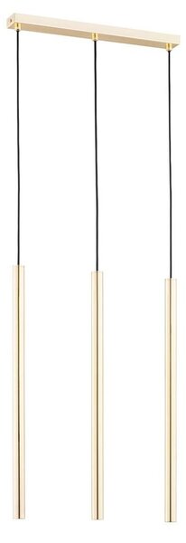 Lustră pe cablu COLLET 3xG9/40W/230V auriu