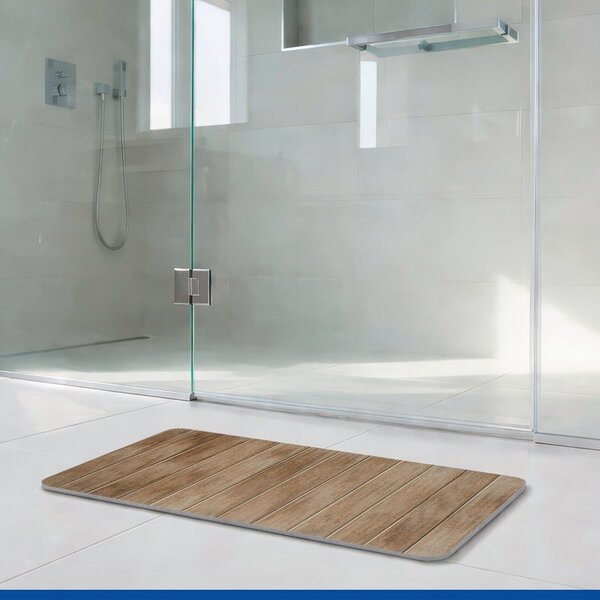 Covoraș de baie în culoare naturală închisă din diatomit 39x60 cm Argiri – Wenko