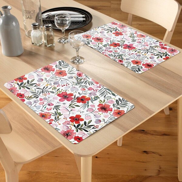 Suport pentru farfurii din plastic 44x28,5 cm Jolie Fleur – douceur d'intérieur