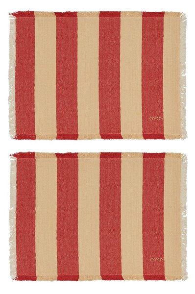 Suporturi pentru farfurii 2 buc. din bumbac organic 36x48 cm Toppu – OYOY Living Design