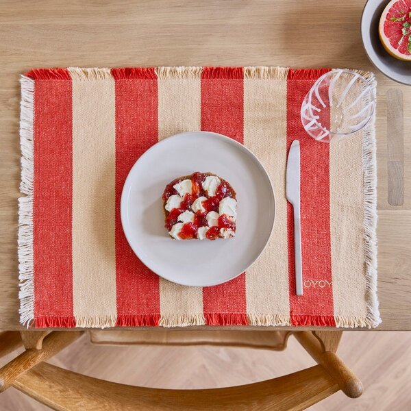 Suporturi pentru farfurii 2 buc. din bumbac organic 36x48 cm Toppu – OYOY Living Design