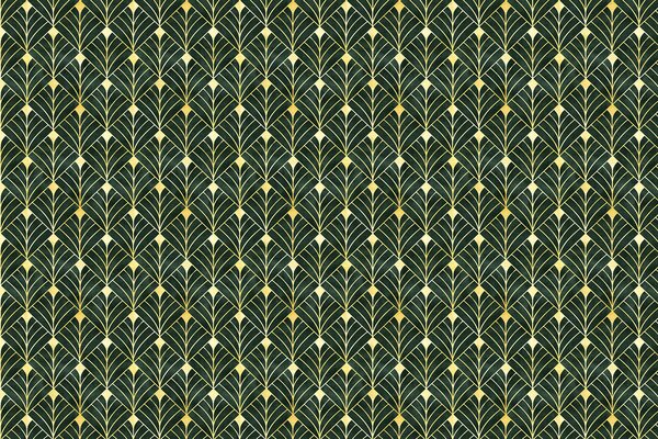 Fototapet Model verde și galben, Fototapet abstracte, Fototapet populare, u71347 - Tapeko.ro