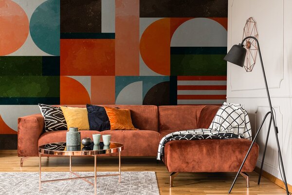 Fototapet Model colorat cu forme diferite, Fototapet textură, Fototapet populare, u71427 - Tapeko.ro