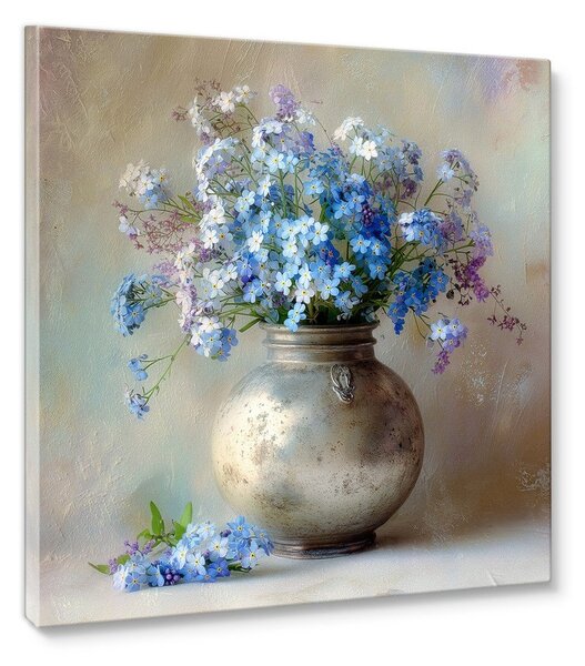 Tablou pe pânză imprimat 32x32 cm Forget-me-not – Styler